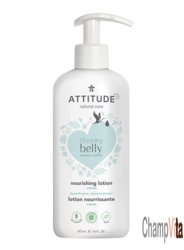 Blooming Belly Maternity Pregnancy Body Lotion Argan 16 fl oz Attitude