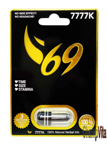 Black 69 7777k Male Sexual Enhancement Pill