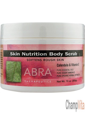 Skin Nutrition Body Scrub 10 Oz Calendula Vitamin E Abra Therapeutics