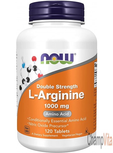 Now Supplements Double Strength L Arginine front
