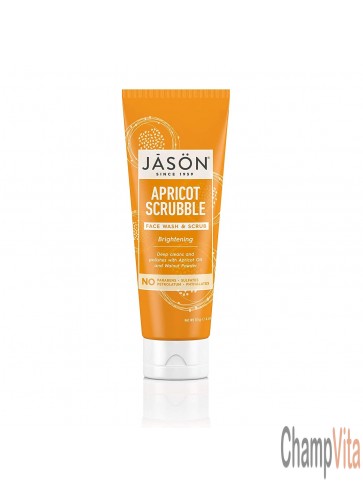 Brightening Apricot Scrubble Face Wash 4 Oz Cruelty Free Jason