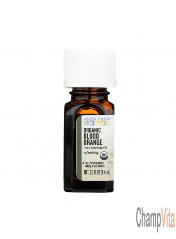 Aura Cacia Blood Orange Essential Oil bottle