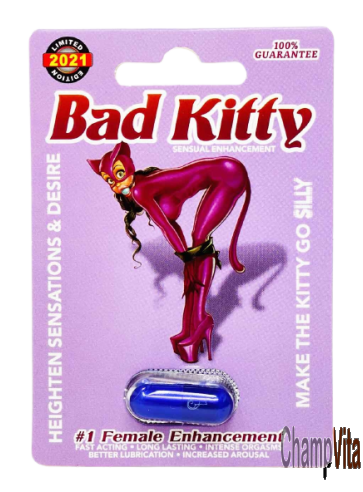 Bad Kitty Female Sensual Enhancement Women Purple Pill