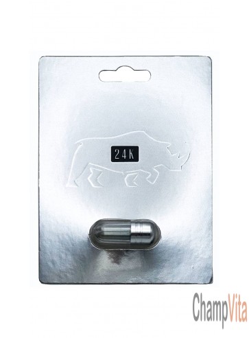 Platinum 10K Rhino Male Enhancement Silver Pill
