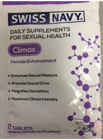 Climax Female Enhancement 2 Tablets Swiss Navy