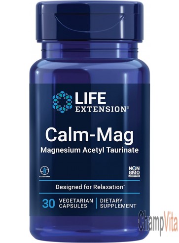 Life Extension Calm-Mag Magnesium Acetyl Taurinate front