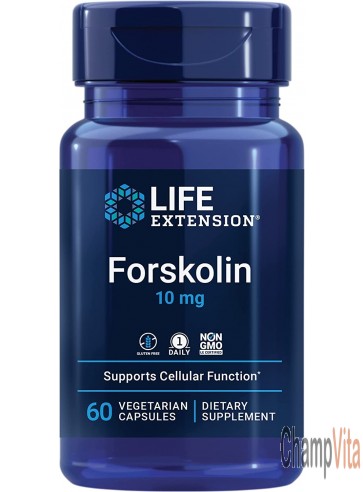 Life Extension Cellular Energy Forskolin 10mg front