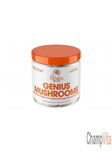 Lions mane reishi cordyceps mushroom complex capsules bottle