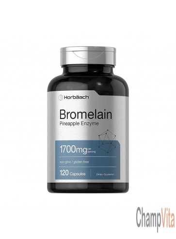 Horbaach Bromelain Pineapple Enzyme Capsules - Bottle Front