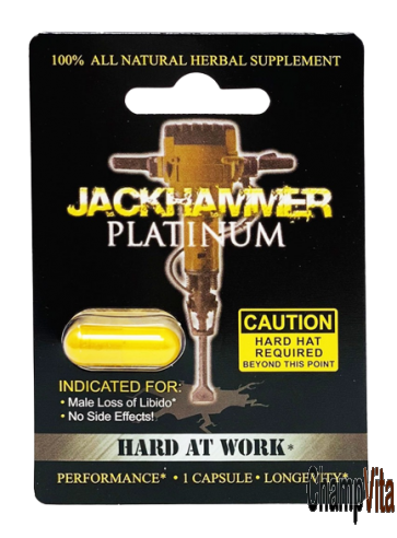 Jackhammer Platinum Sexual Male Enhancement Gold Pill