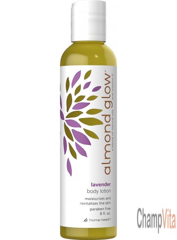 Almond Glow Body Lotion Lavender 8 Oz Cruelty Free Home Health