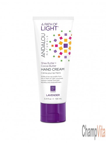 Lavender Hand Cream 3.4 fl oz Cruelty Free Vegan Andalou Naturals