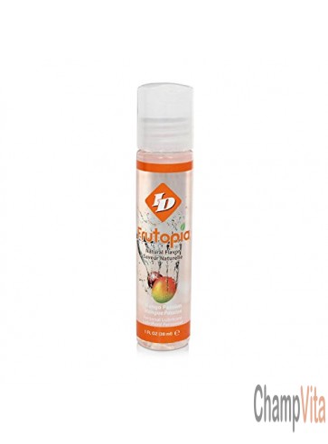ID Frutopia Personal Lubricant Natural Flavor Mango Passion 1 oz