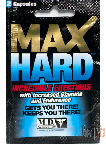 Max Hard Male Enhancement 2 Tablets 