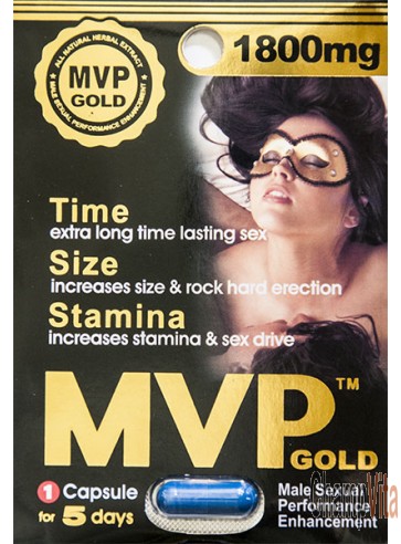 MVP GOLD 1800mg Male Sexual Performance Enhancement 1 Capsule for 5 Days  by MVP Gold, Inc.