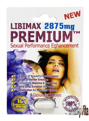 Libimax 2875mg male enhancement capsule single pack product photo