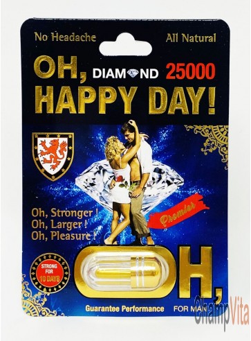 Oh Happy Day Diamond 5000 10 Days For Men Natural Libido Enhancer