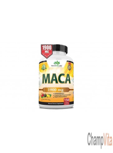 Organic Peruvian Maca Root 1900MG 150 Pure Vegan Pills Gelatinized