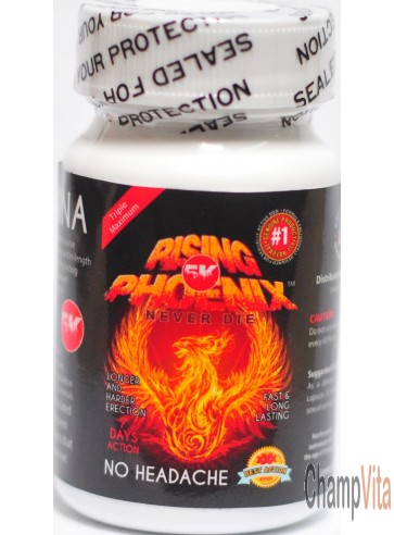 Rising Phoenix 5K male enhancement capsule bottle