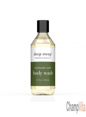 Rosemary Mint Vegan Body Wash 10 Oz Deep Steep Premium Beauty