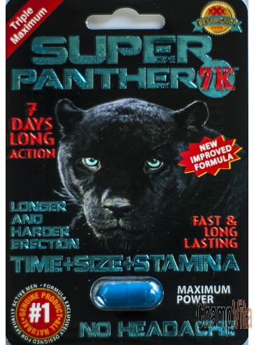 Super Panther 7K Original Genuine Triple Maximum for Men 1 Pill