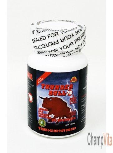 Thunder Bull 7K Triple Maximum Max Power Enhancement 6 Capsules per Bottle