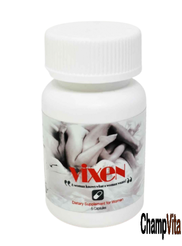 Vixen 3500mg female libido enhancement 6 capsule bottle