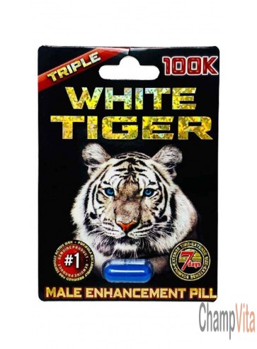 White Tiger 100K Triple Male Performance Enhancement Pill