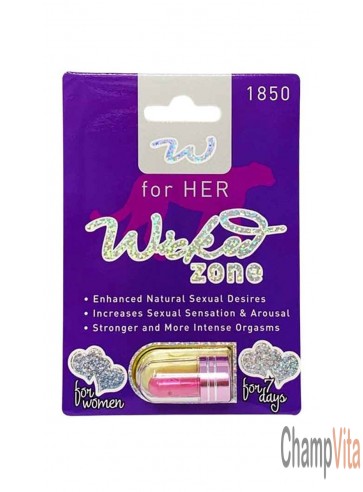 Wicked Zone 1850 For Her Libido Natural Enhancement Pill