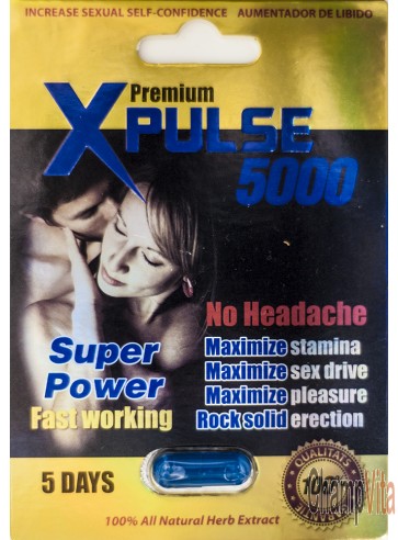 XPulse Genuine Premium 5000 5 Days Super Power Male Enhancement Aumentador De Libido by MSH Distribution