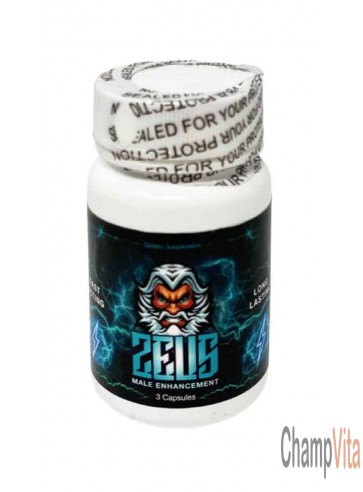 Zeus 3 Count Bottle Male Enhancement