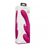 Suki Pink Silicone Vibrator Shots Toys box