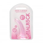Non Realistic Dildo Pink 4.5" Crystal Clear Suction Cup box