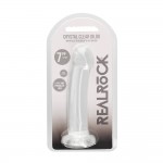 Dildo Non Realistic Pink 6.7" Crystal Transparent Shots Toys box