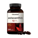 Front view of Astaxanthin softgel bottle