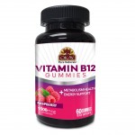 OKAY Gummies Vitamin B12 60 Count Raspberry Energy Support Supplement bottle