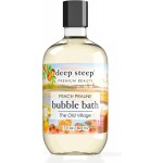 Peach Praline Bubble Bath 17 Oz Vegan Deep Steep Premium Beauty