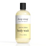 Vegan Liquid Lemon Cream Body Wash 17 Oz Deep Steep Premium Beauty