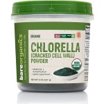 BareOrganics Chlorella Powder Boosts Natural Immunity Gluten Free 