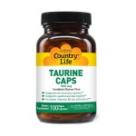 Country Life Taurine 500mg Capsules Bottle