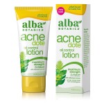 Alba Botanica Acnedote Maximum Strength 2 Oz Oil Control Lotion box