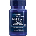 Life Extension Melatonin IR/XR Restful Sleep Support 60 Caps bottle