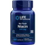 Life Extension Metabolism Health No Flush Niacin 640mg 100 Caps bottle