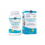 Nordic Naturals Ultimate Omega lemon fish oil 120 soft gels bottle