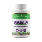 Front view of Paradise Herbs Banaba Leaf Extract Capsules