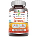 Quercetin Berberine 500mg 90 Caps Immune Support Amazing Formulas