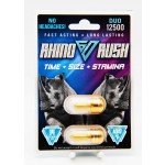 Rhino Rush 60 Duo 12500 Male Sexual Enhancer Dual Pills Pack