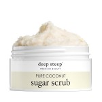 Pure Coconut Vegan Sugar Scrub 8 Oz Deep Steep 