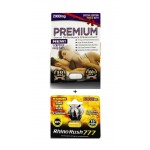 Premium 2900mg male enhancement capsule pack with Rush 777 gift Pill