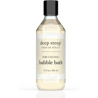 Pure Coconut Vegan Bubble Bath 10 Oz Deep Steep Premium Beauty